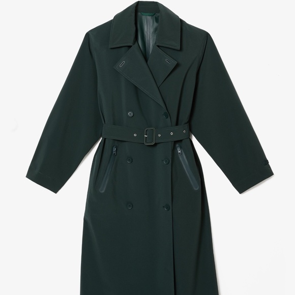 Lacoste Women's Oversized Trench Coat & Raincoat - Picture 1 of 4